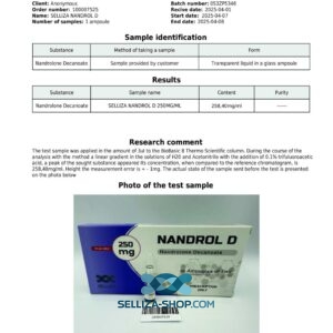 Nandrol D Sellizia Pharma Nandrolone Decanoate