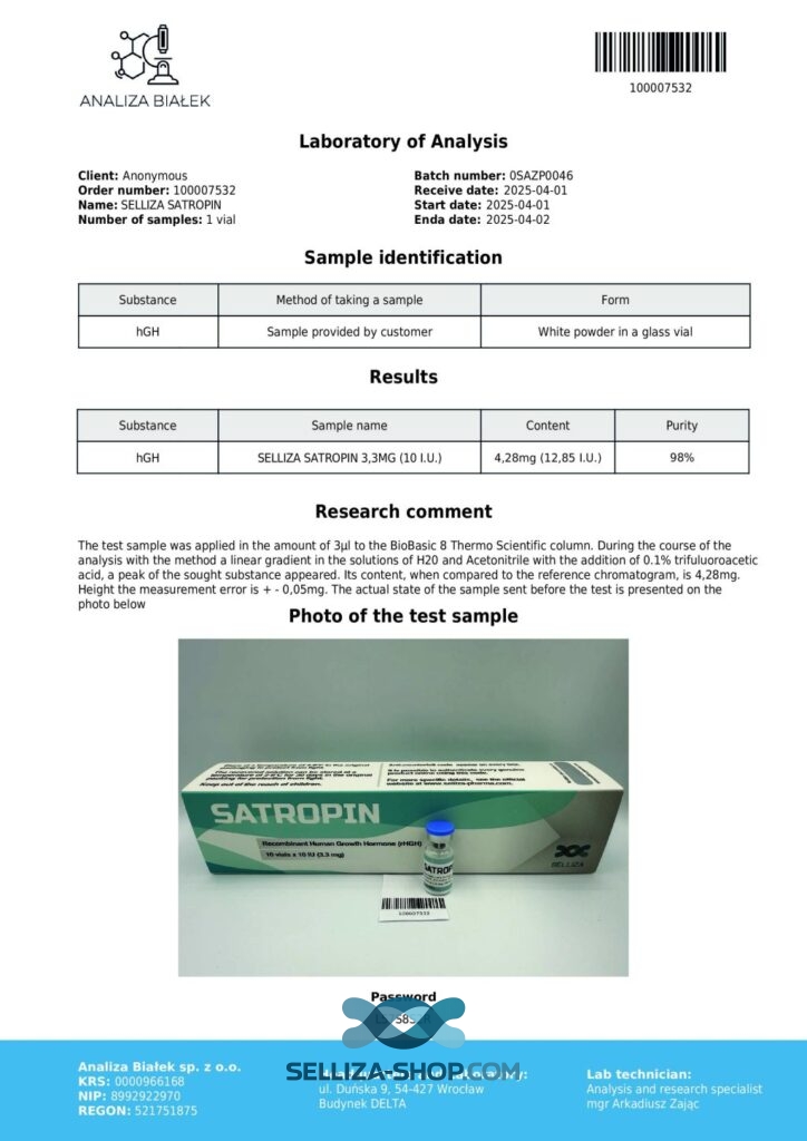 Satropin Selliza Pharma
